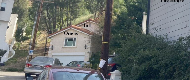 House outside to the left